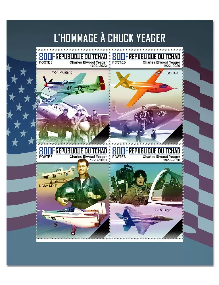 n° 3064/3067 - Timbre TCHAD Poste