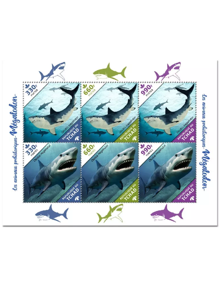 n° 3102/3107 - Timbre TCHAD Poste