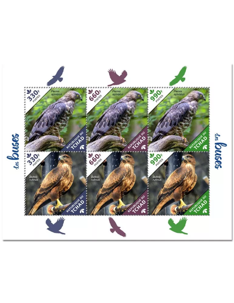 n° 3112/3117 - Timbre TCHAD Poste