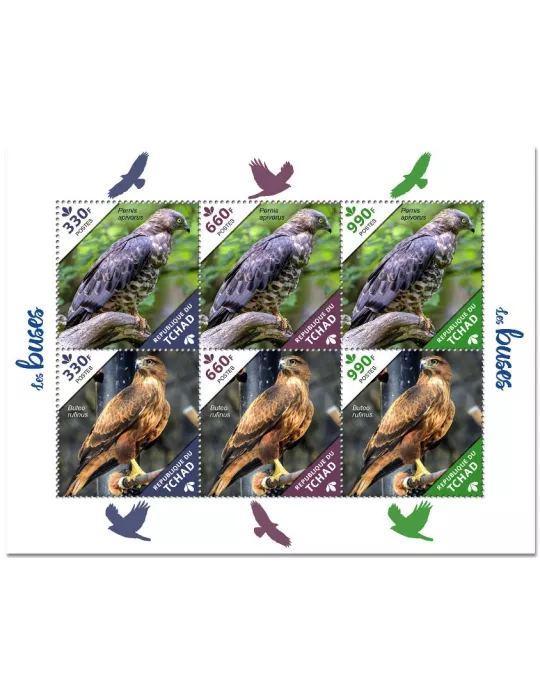 n° 3112/3117 - Timbre TCHAD Poste