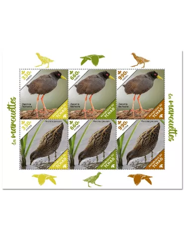 n° 3118/3123 - Timbre TCHAD Poste