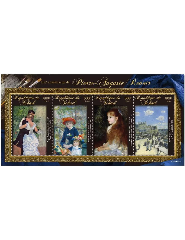 n° 3138/3141 - Timbre TCHAD Poste