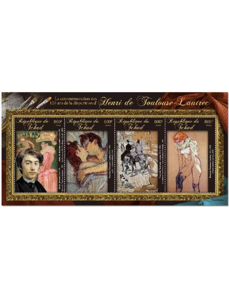 n° 3142/3145 - Timbre TCHAD Poste