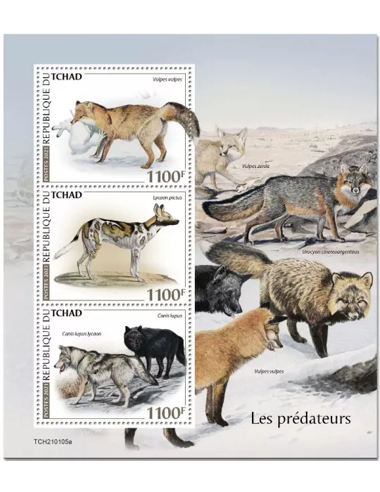 n° 3176/3178 - Timbre TCHAD Poste