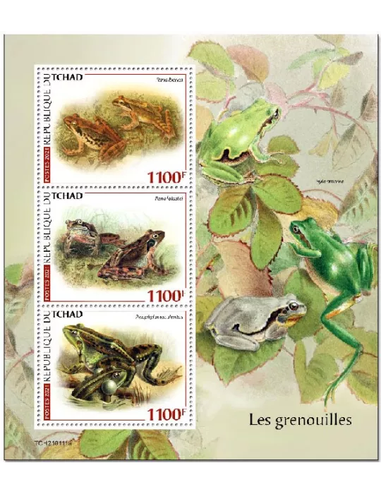 n° 3194/3196 - Timbre TCHAD Poste