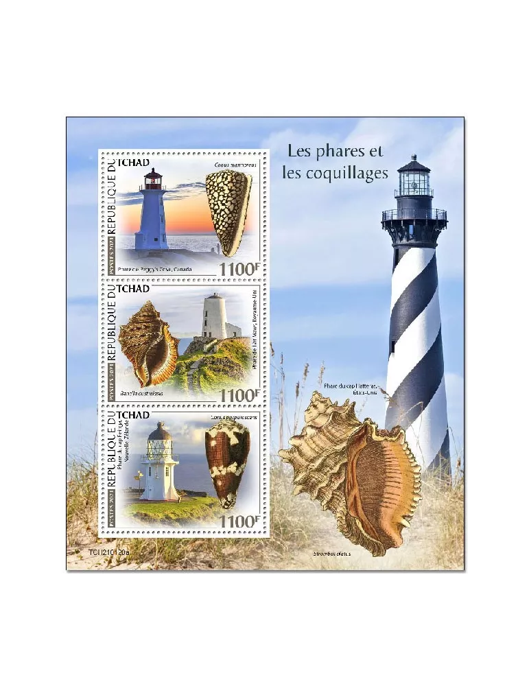 n° 3221/3223 - Timbre TCHAD Poste