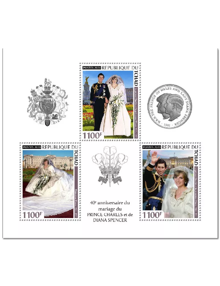 n° 3238/3240 - Timbre TCHAD Poste