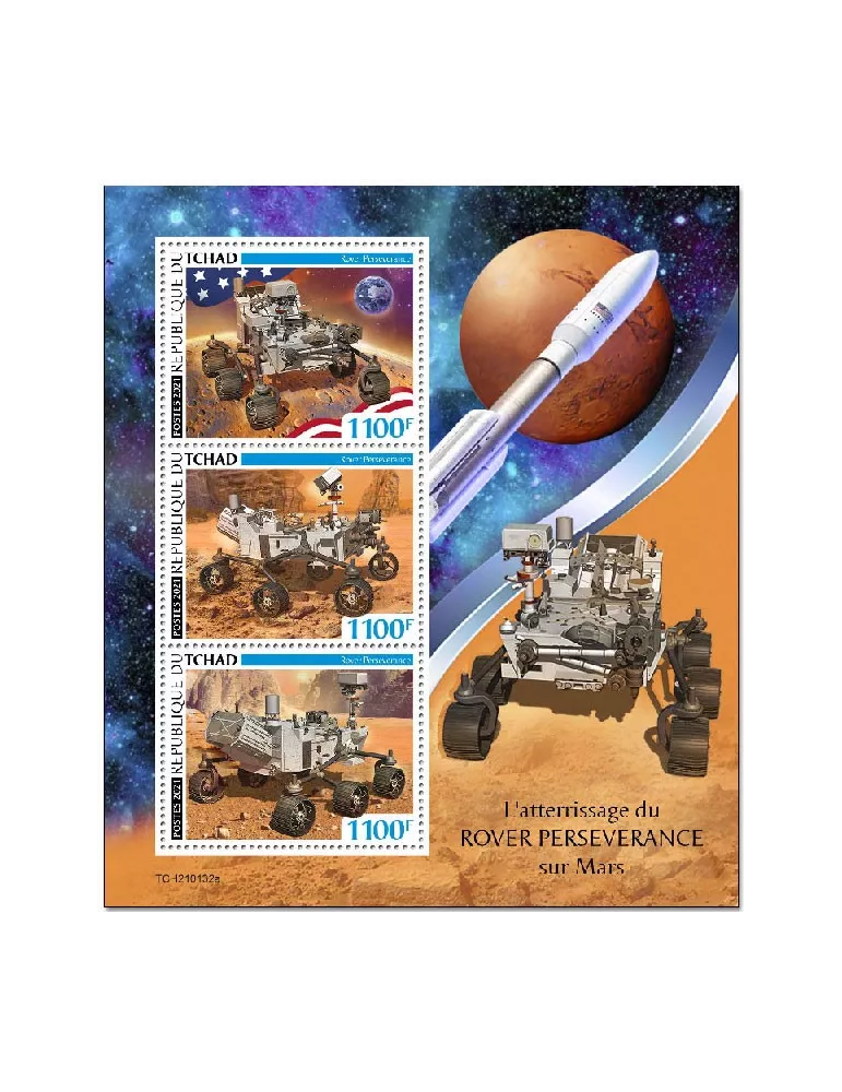 n° 3259/3261 - Timbre TCHAD Poste