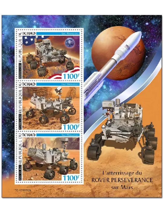 n° 3259/3261 - Timbre TCHAD Poste