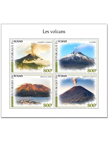 n° 3295/3298 - Timbre TCHAD Poste