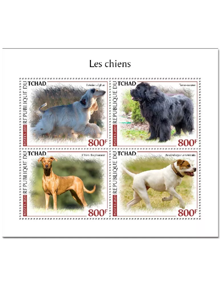 n° 3313/3316 - Timbre TCHAD Poste