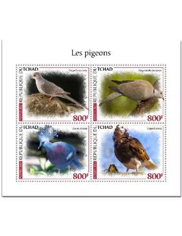 n° 3349/3352 - Timbre TCHAD Poste