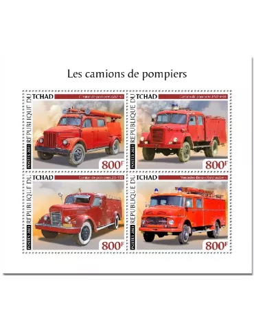 n° 3396/3399 - Timbre TCHAD Poste