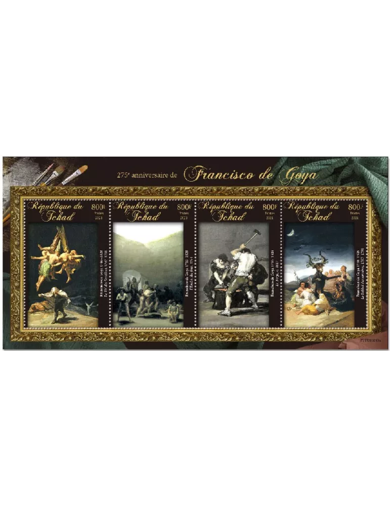 n° 3432/3435 - Timbre TCHAD Poste