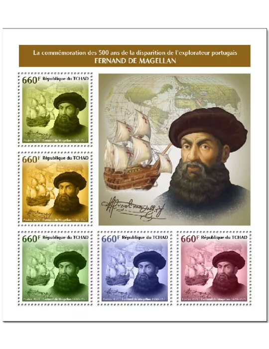 n° 3436/3440 - Timbre TCHAD Poste