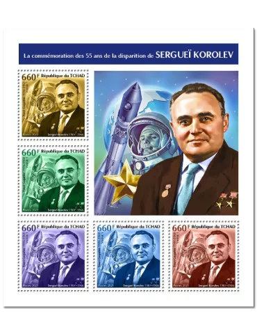 n° 3461/3465 - Timbre TCHAD Poste