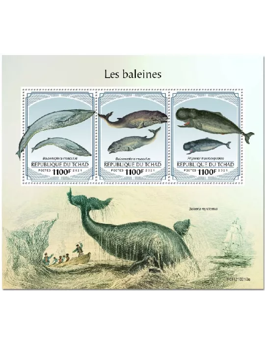 n° 3497/3499 - Timbre TCHAD Poste