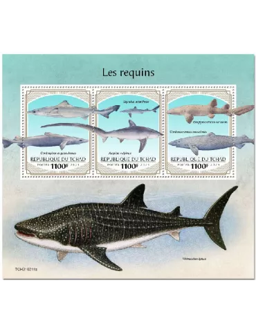 n° 3500/3502 - Timbre TCHAD Poste