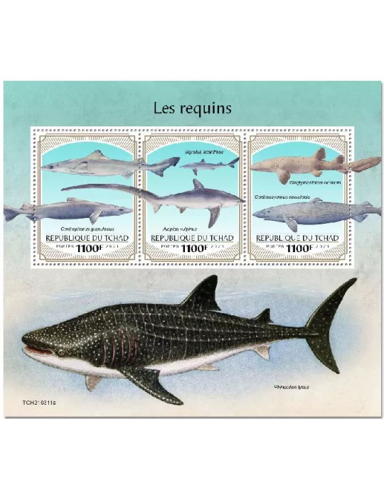 n° 3500/3502 - Timbre TCHAD Poste