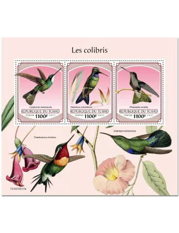 n° 3518/3520 - Timbre TCHAD Poste