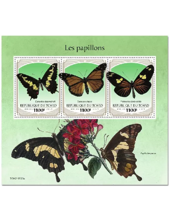 n° 3527/3529 - Timbre TCHAD Poste