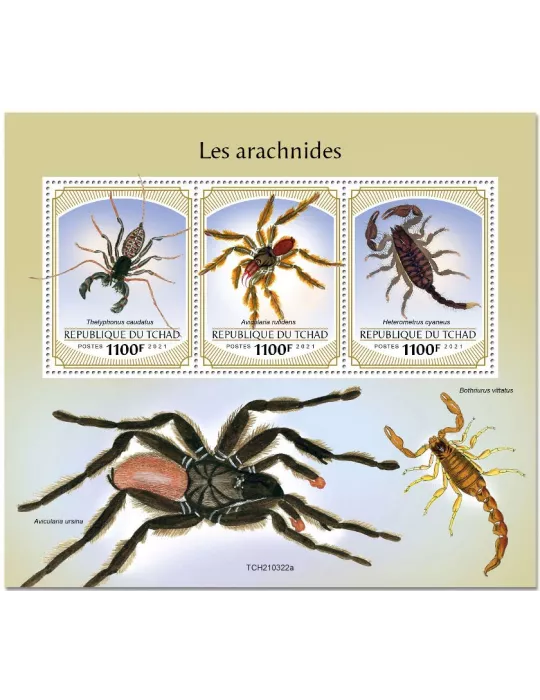 n° 3533/3535 - Timbre TCHAD Poste