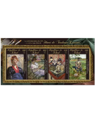 n° 3546/3549 - Timbre TCHAD Poste