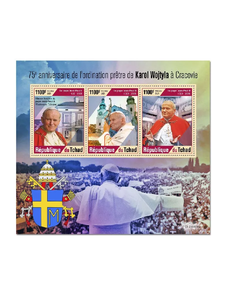 n° 3583/3585 - Timbre TCHAD Poste