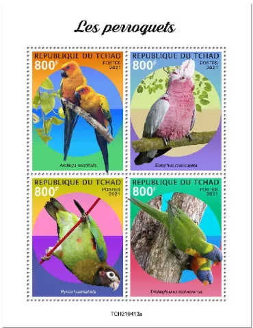 n° 3669/3672 - Timbre TCHAD Poste