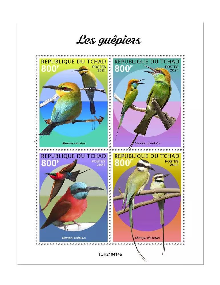 n° 3673/3676 - Timbre TCHAD Poste