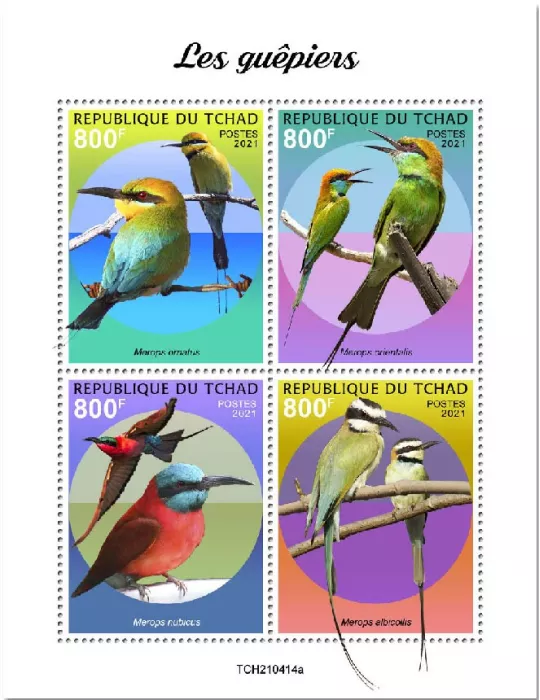 n° 3673/3676 - Timbre TCHAD Poste