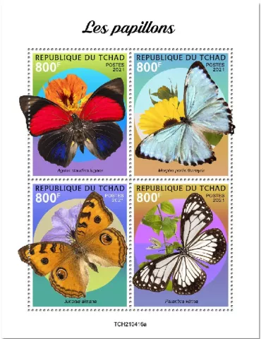 n° 3681/3684 - Timbre TCHAD Poste
