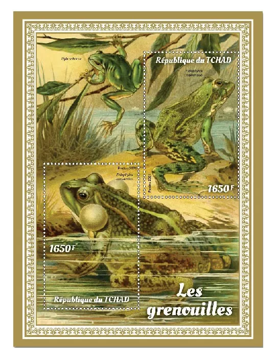 n° 3691/3692 - Timbre TCHAD Poste