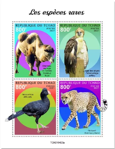 n° 3700/3703 - Timbre TCHAD Poste