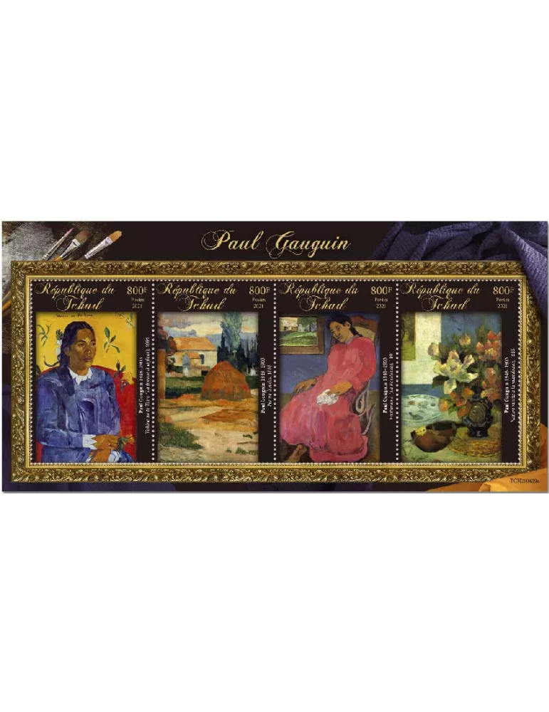 n° 3724/3727 - Timbre TCHAD Poste