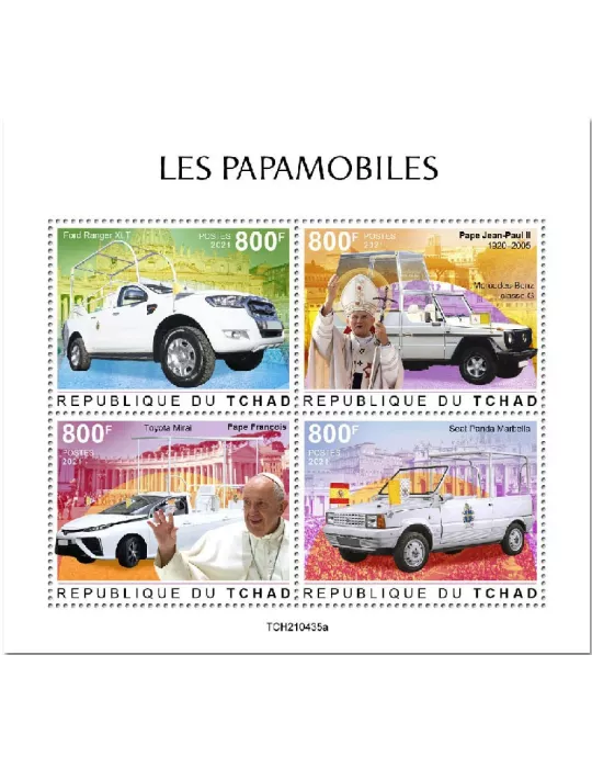 n° 3748/3751 - Timbre TCHAD Poste