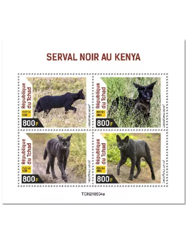 n° 3802/3805 - Timbre TCHAD Poste