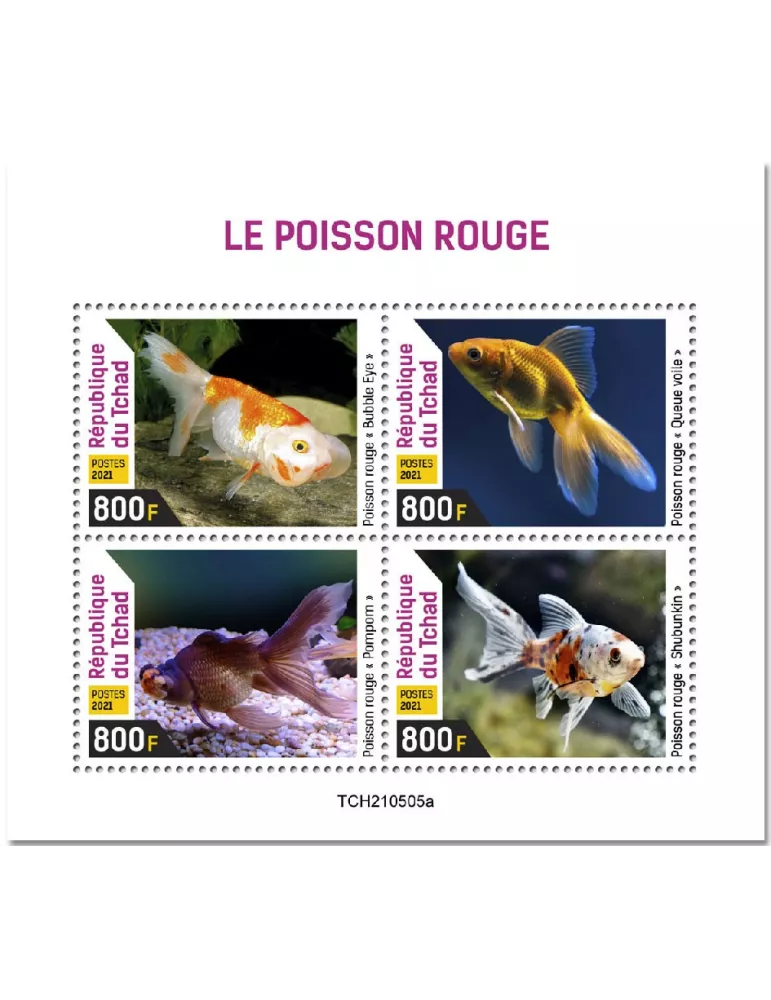 n° 3806/3809 - Timbre TCHAD Poste