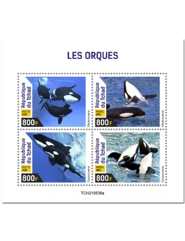 n° 3810/3813 - Timbre TCHAD Poste