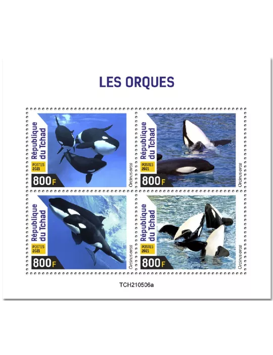 n° 3810/3813 - Timbre TCHAD Poste