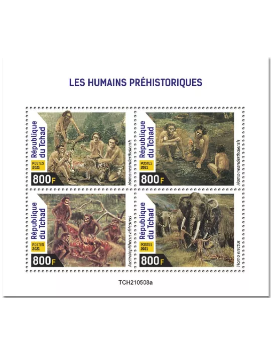 n° 3818/3821 - Timbre TCHAD Poste