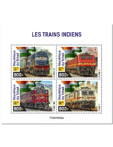 n° 3874/3877 - Timbre TCHAD Poste
