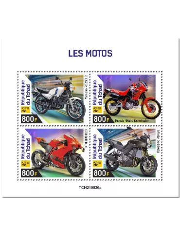 n° 3890/3893 - Timbre TCHAD Poste