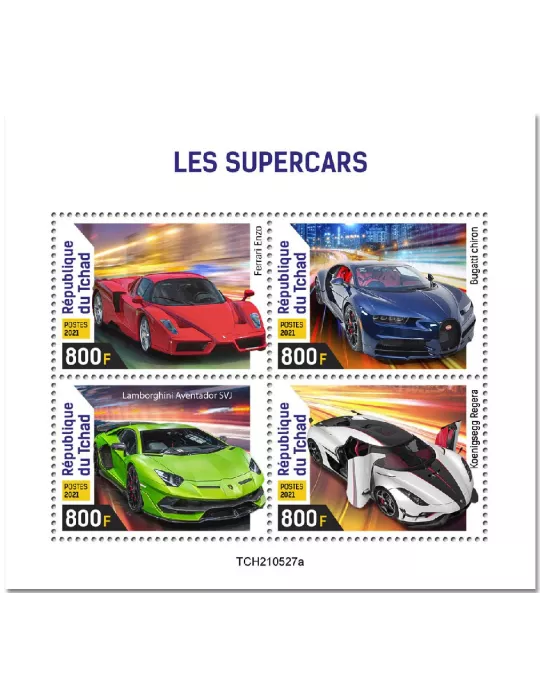 n° 3894/3897 - Timbre TCHAD Poste