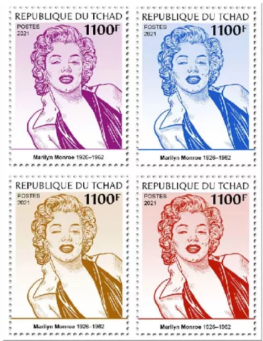 n° 3898/3901 - Timbre TCHAD Poste