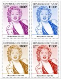 n° 3898/3901 - Timbre TCHAD Poste