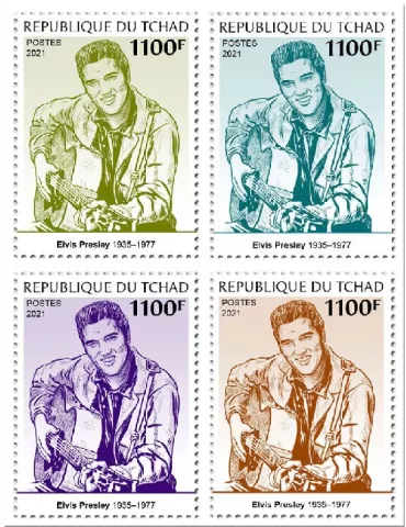 n° 3910/3913 - Timbre TCHAD Poste