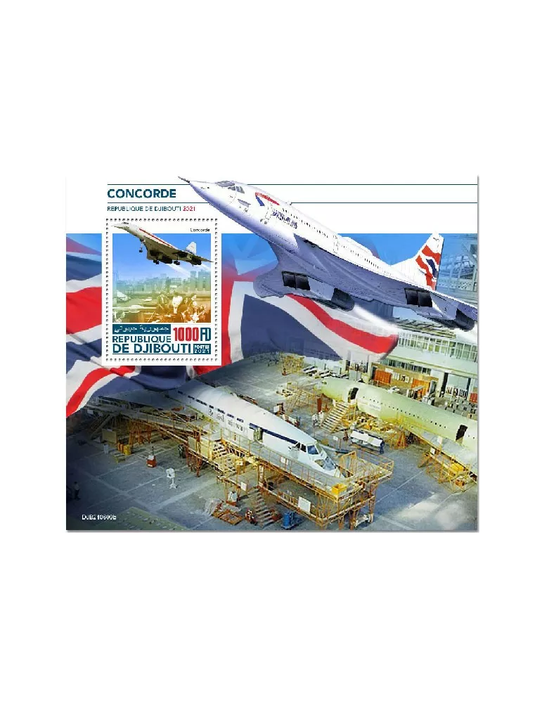 n° 760 - Timbre DJIBOUTI Blocs et feuillets