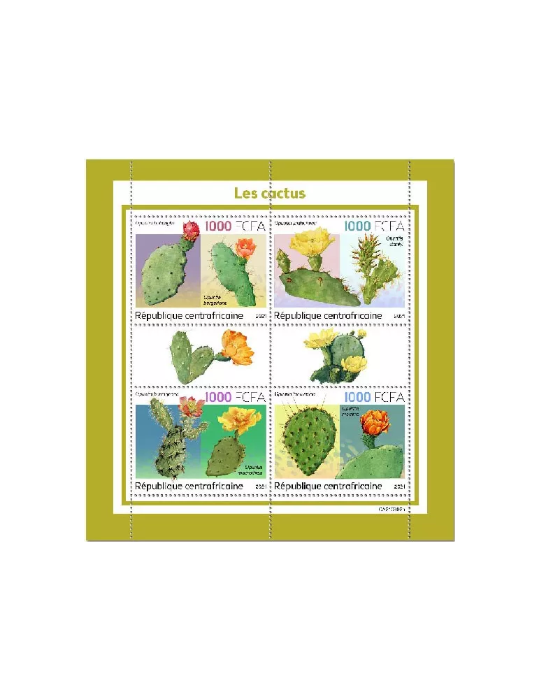 n° 8679/8682 - Timbre CENTRAFRIQUE Poste