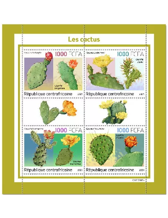 n° 8679/8682 - Timbre CENTRAFRIQUE Poste